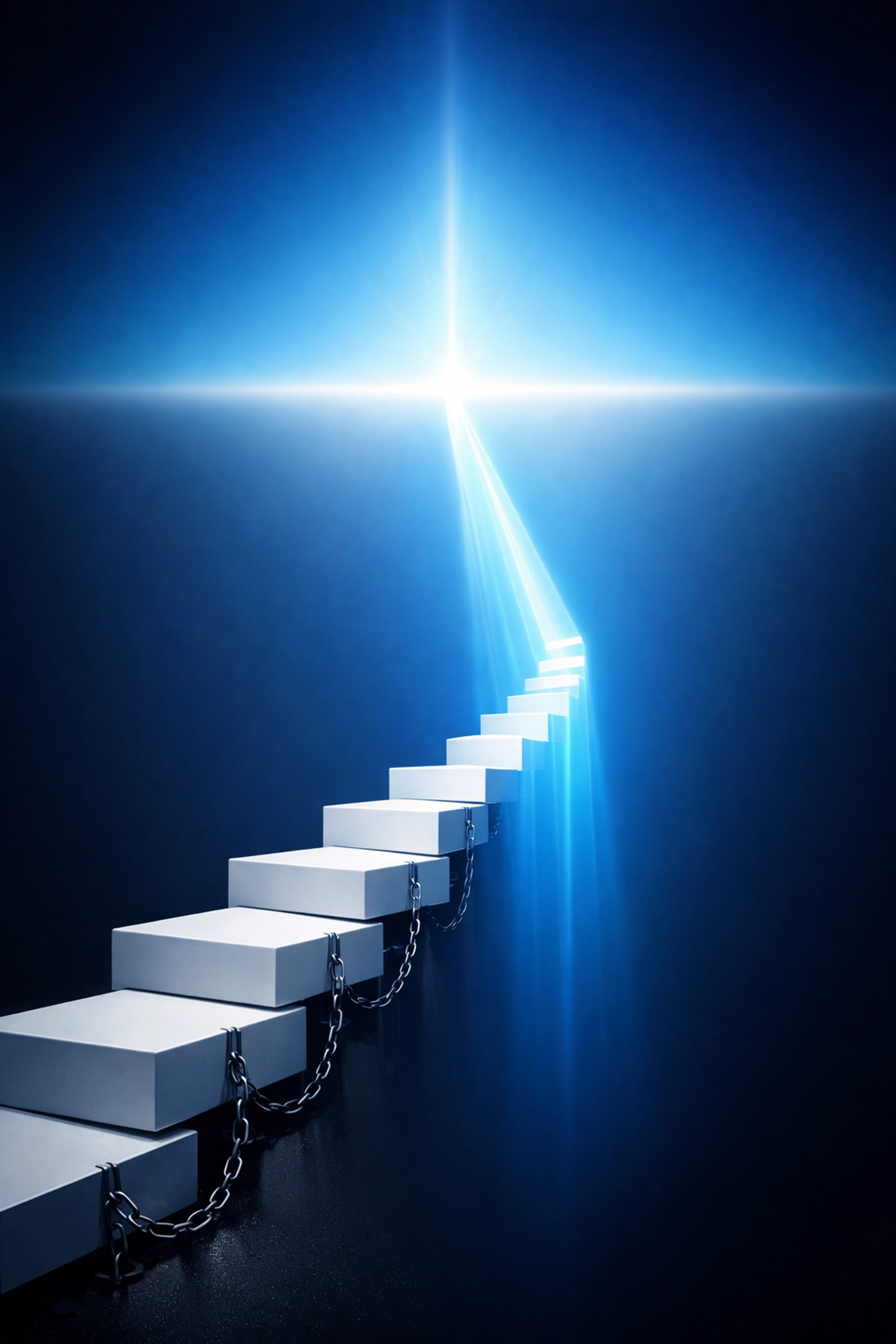 A visual path representing the shift from manual labor to scalable AI workflow automation.