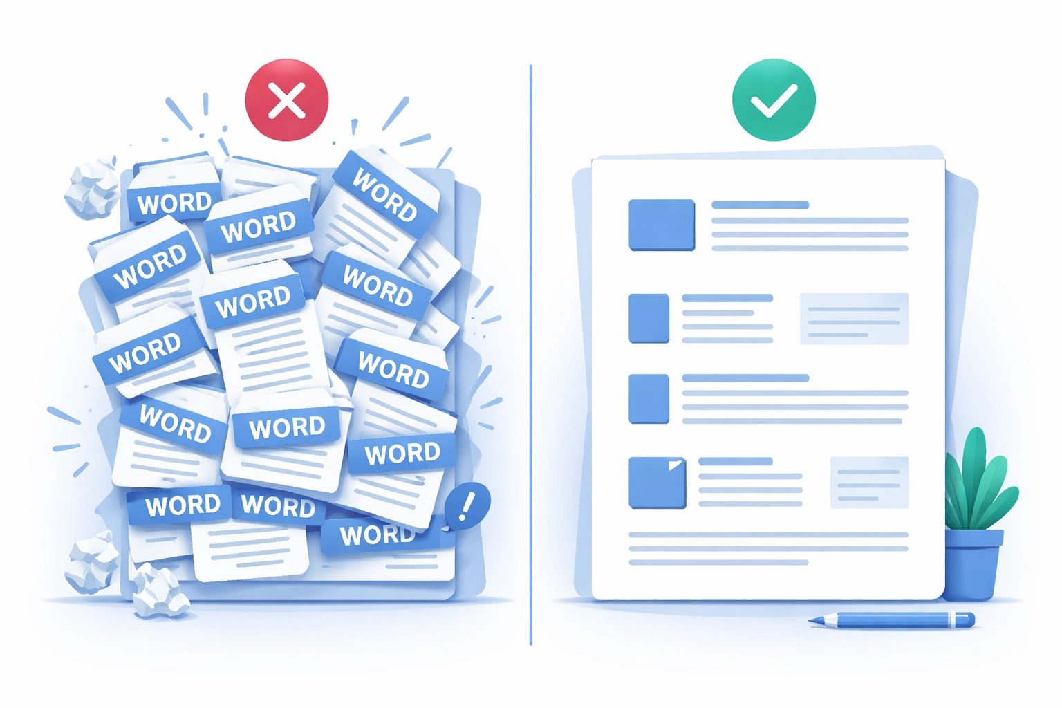Comparison of keyword stuffing versus natural SEO content formatting to improve search rankings