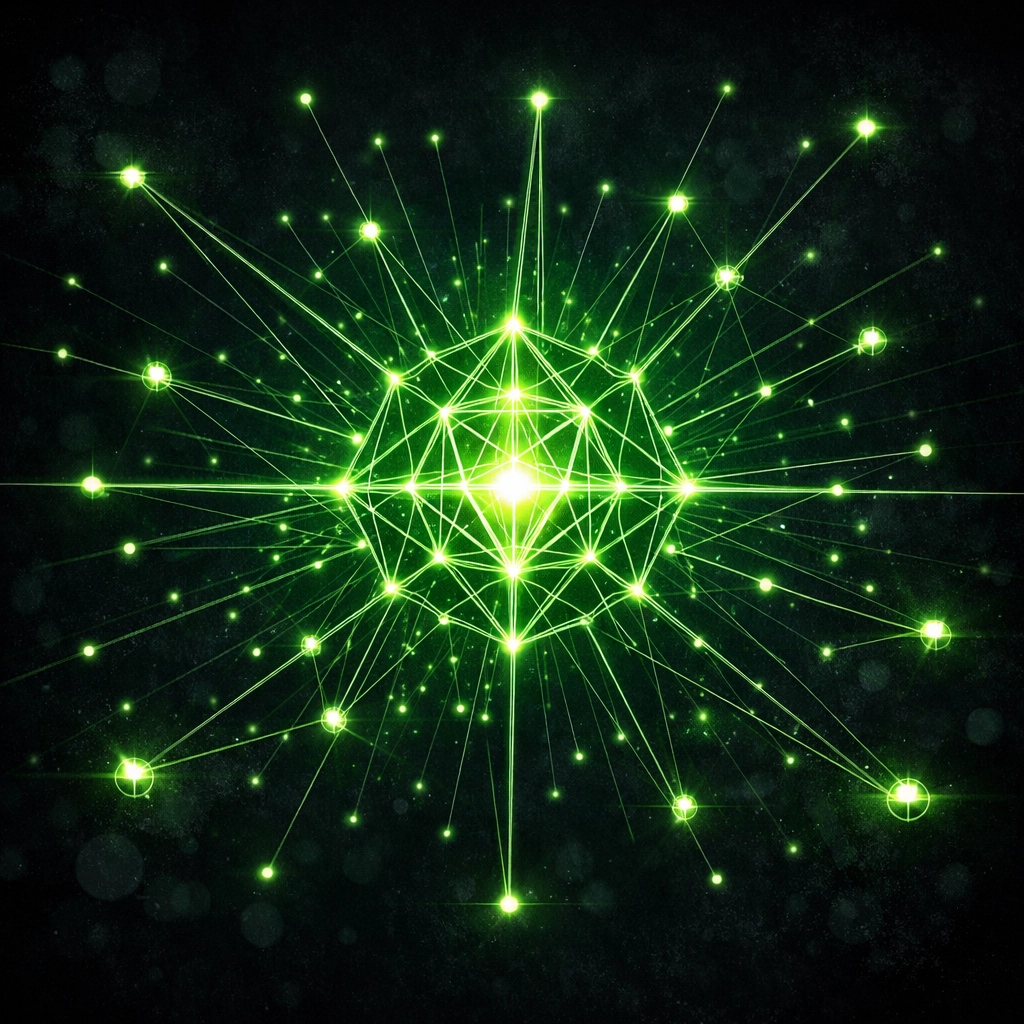 Digital network diagram highlighting the value of high-authority directory backlinks and connectivity.