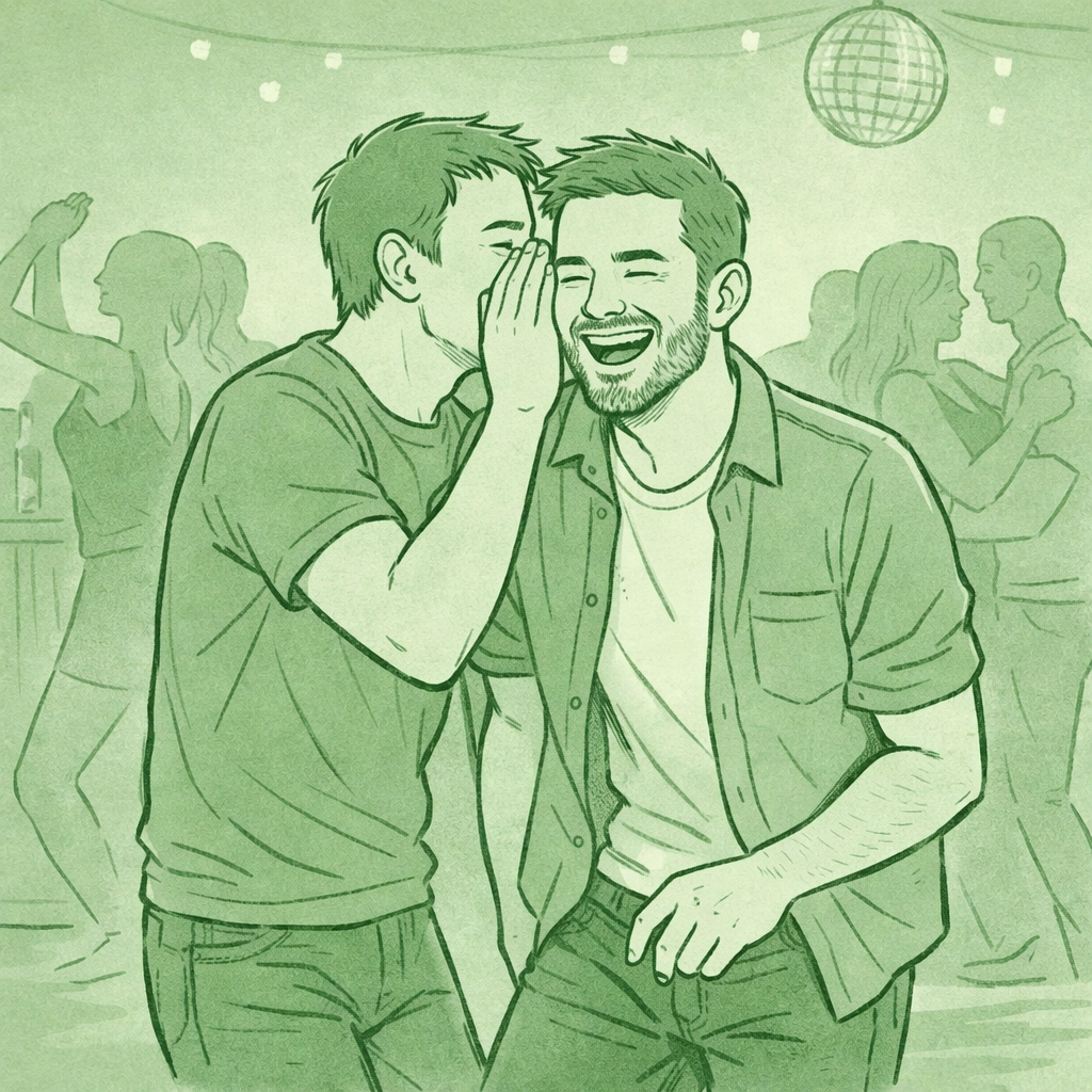 Men enjoying Popcorn Mondays dance night at G-A-Y London's weekly pop music party