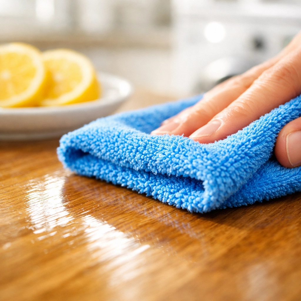 Eco-friendly move-out cleaning service in Massachusetts using non-toxic products to wipe surfaces.