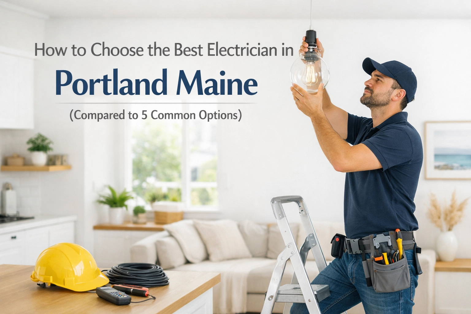 [HERO] How to Choose the Best Electrician in Portland Maine (Compared to 5 Common Options)