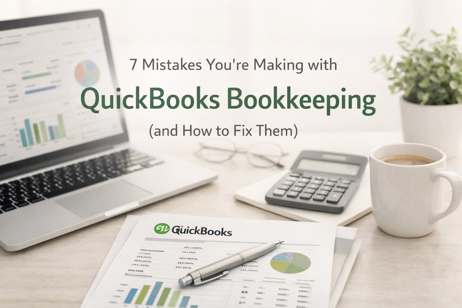 [HERO] 7 Mistakes You’re Making with QuickBooks Bookkeeping (and How to Fix Them)