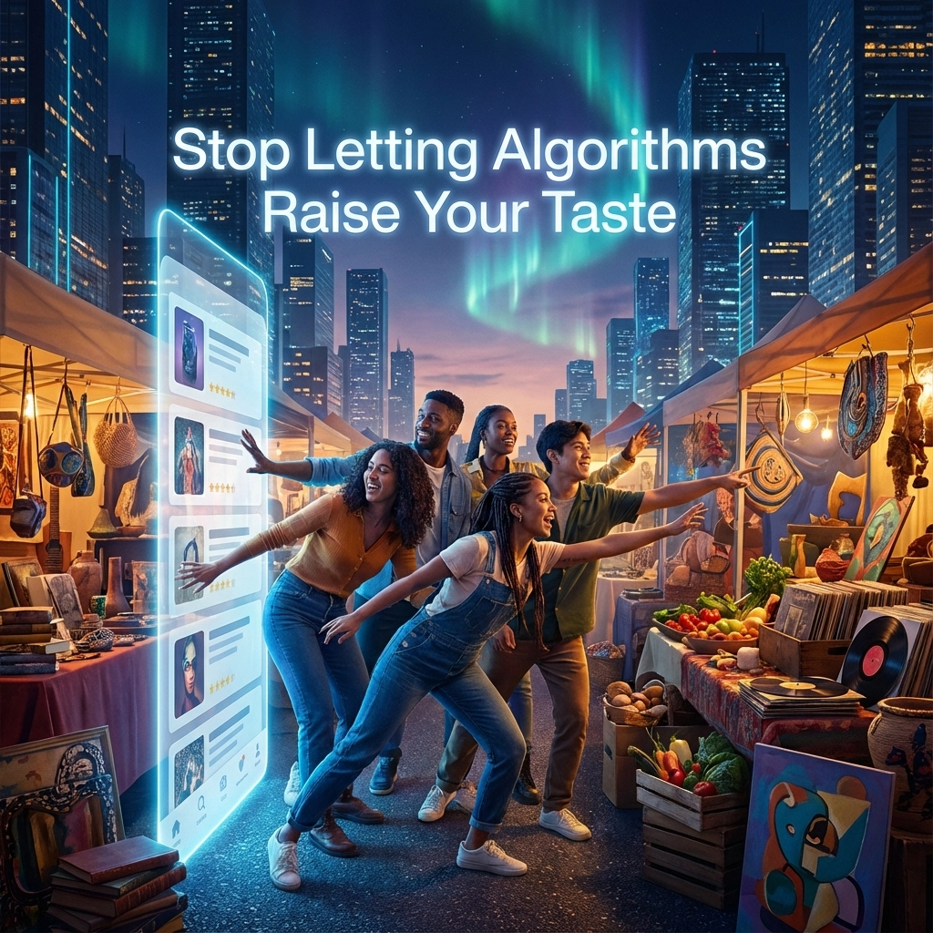 Stop Letting Algorithms Raise Your Taste