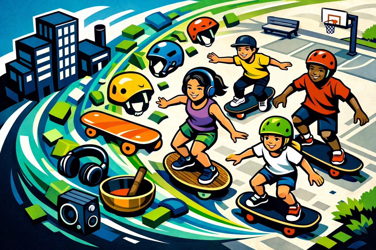 Corporate sponsorship supporting youth wellness programs with equipment and resources in Austin