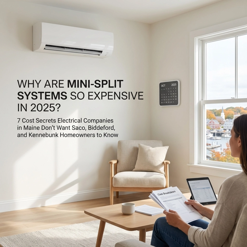 Why Are Mini-Split Systems So Expensive in 2025? 7 Cost Secrets Electrical Companies in Maine Don't Want Saco, Biddeford, and Kennebunk Homeowners to Know