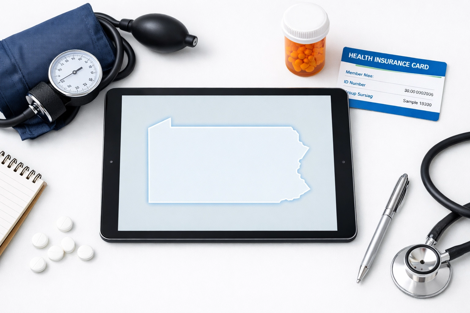 Pennsylvania medical planning with insurance and prescription information