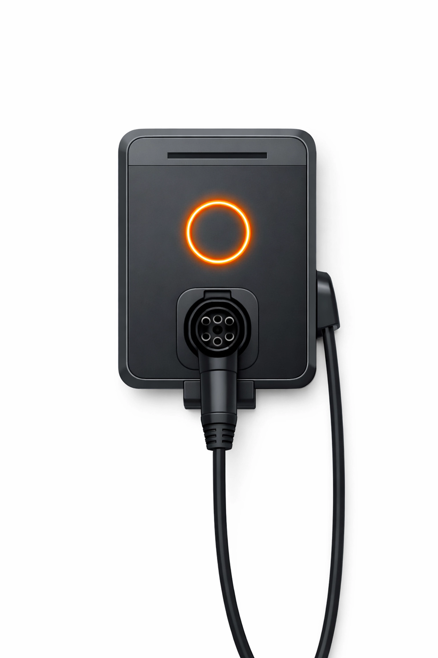 Wandmontierte Elektroauto-Wallbox als Teil einer modernen und sicheren Elektroinstallation in Wien.