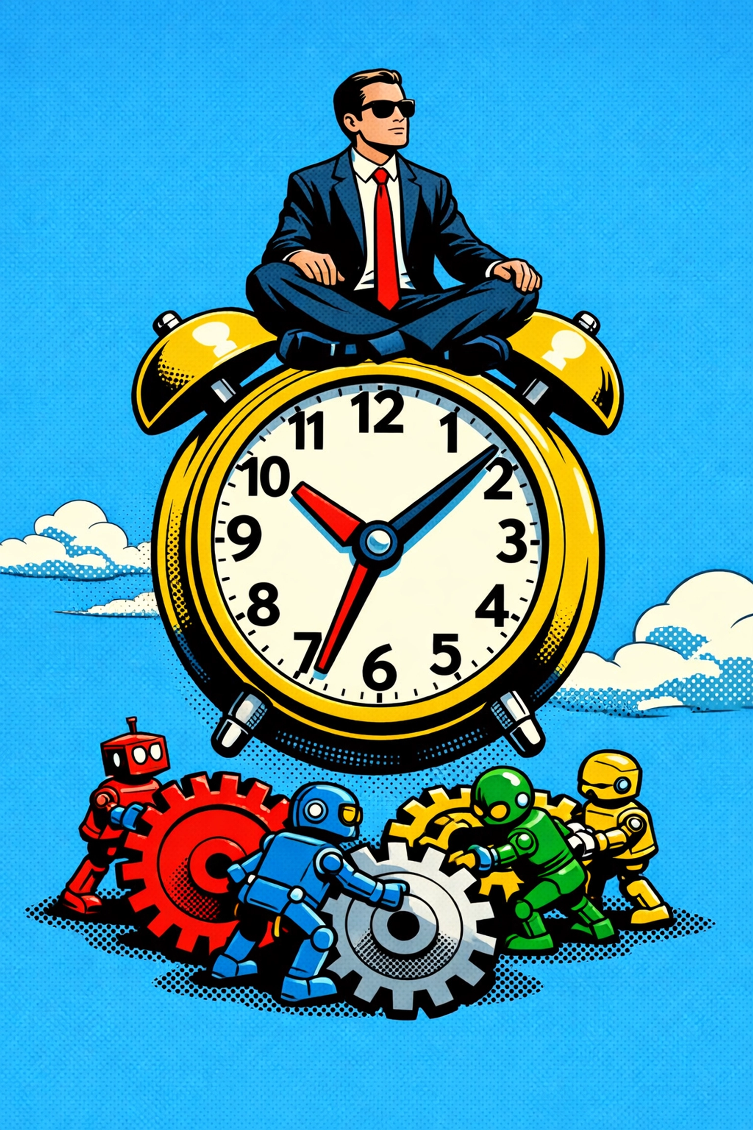 A business owner saves 10 hours a week using business automation tools to manage their schedule effortlessly.