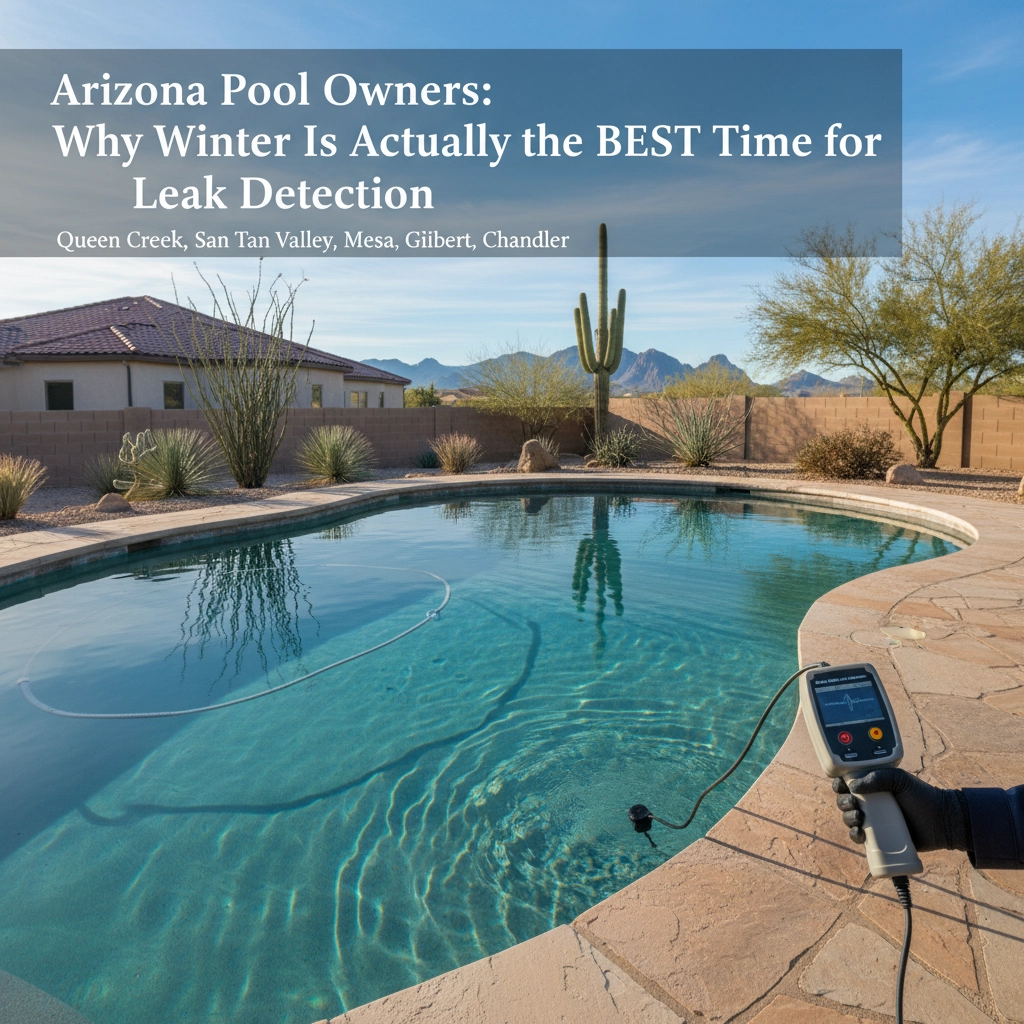 Arizona Pool Owners: Why Winter Is Actually the BEST Time for Leak Detection