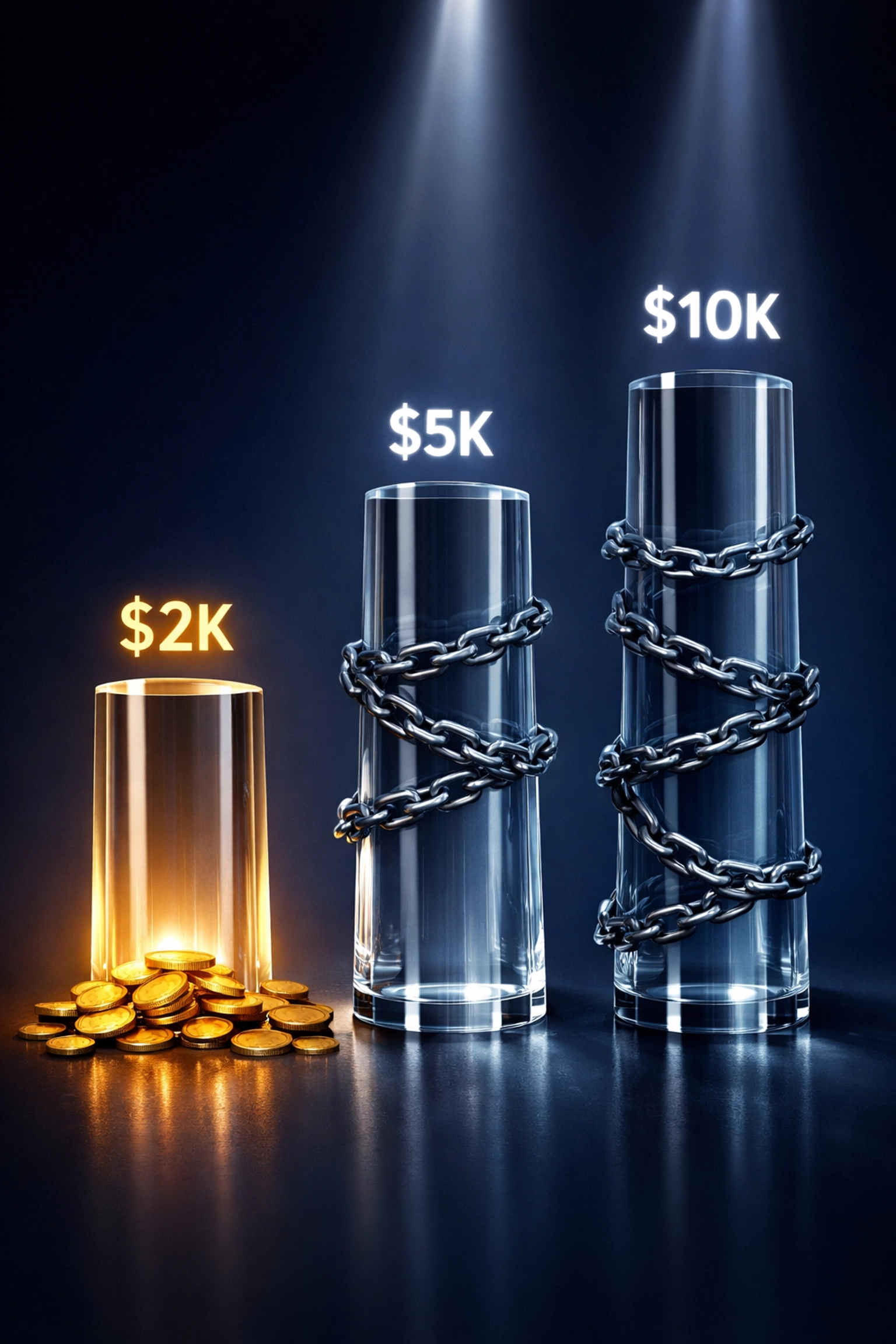 Crypto POS fee comparison showing Larecoin's $2K costs versus competitors' $5K-$10K fees for small businesses