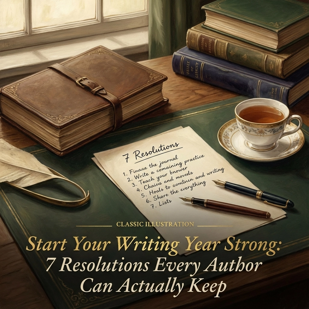 Writing Resolutions for Authors: 7 Realistic Goals to Start Your Year Strong
