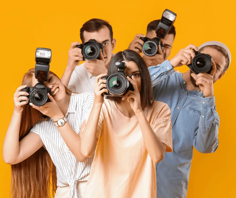 Ghelani Studios’ energetic and skilled crew, emphasizing teamwork and readiness to capture moments at events.