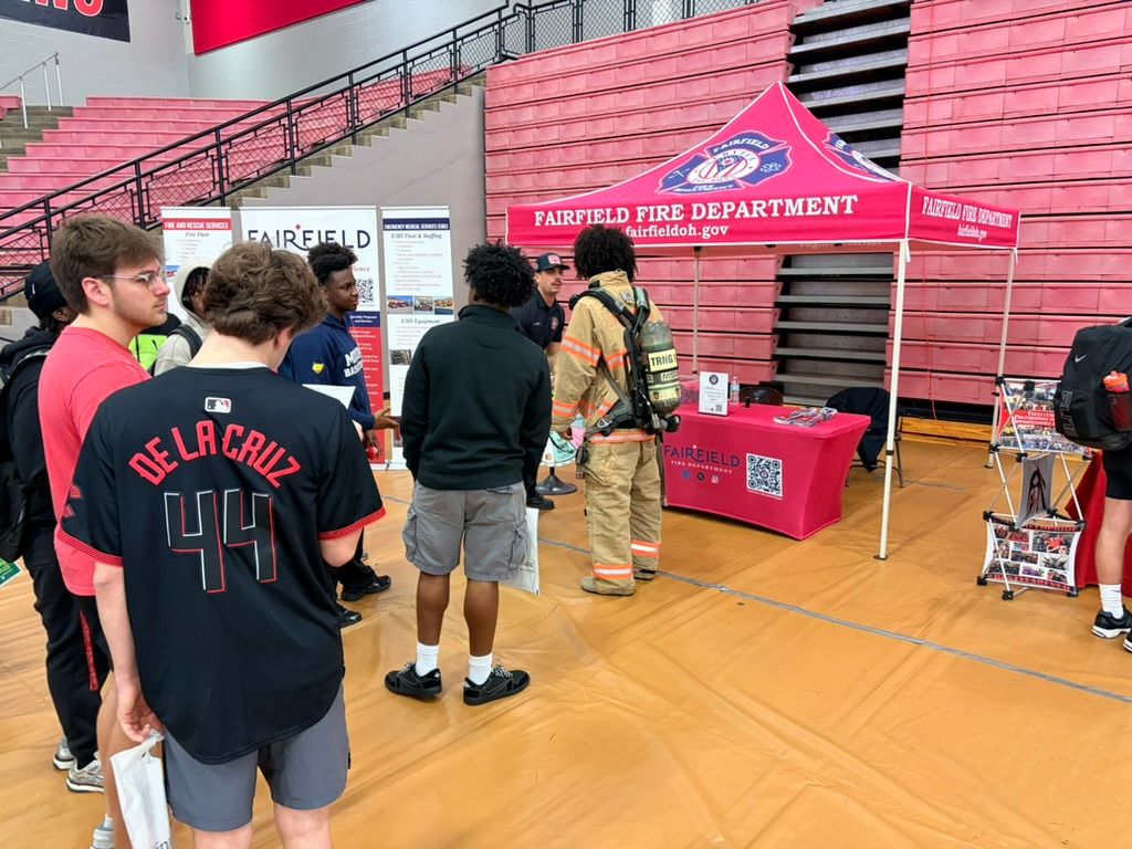 Fairfield Career Fair - Fire Dept Booth