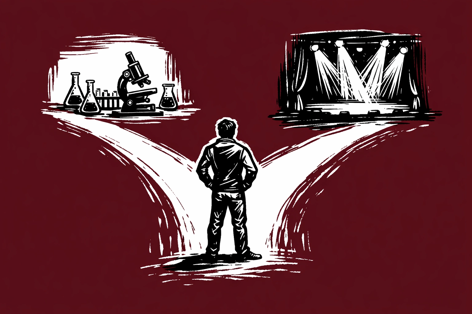 Founder Selyush Chitikana at a crossroads choosing between biotech and the creative industry stage