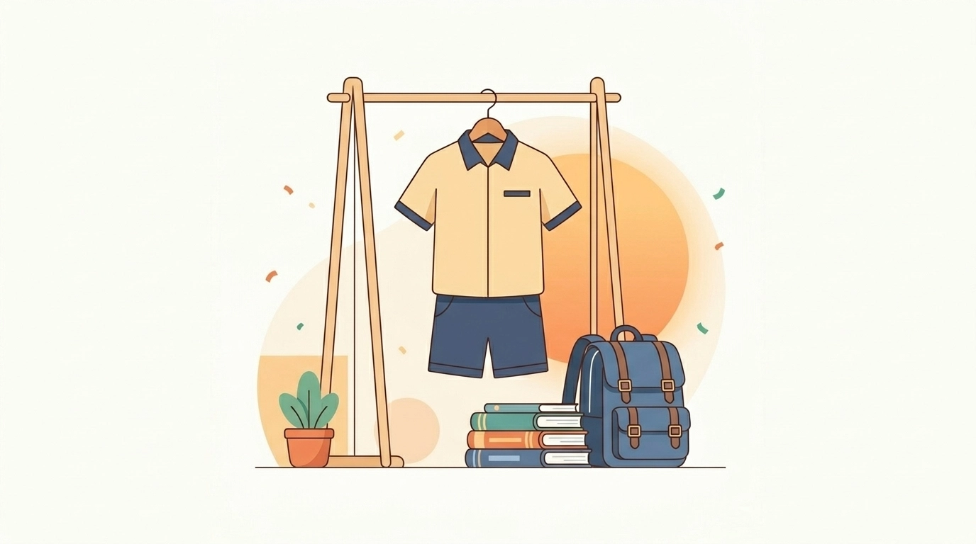 Image 4: School Uniform and Textbooks