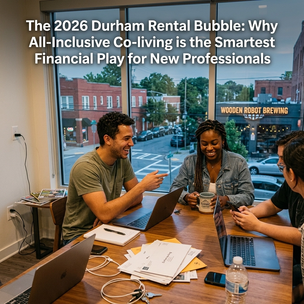 [HERO] The 2026 Durham Rental Bubble: Why All-Inclusive Co-living is the Smartest Financial Play for New Professionals