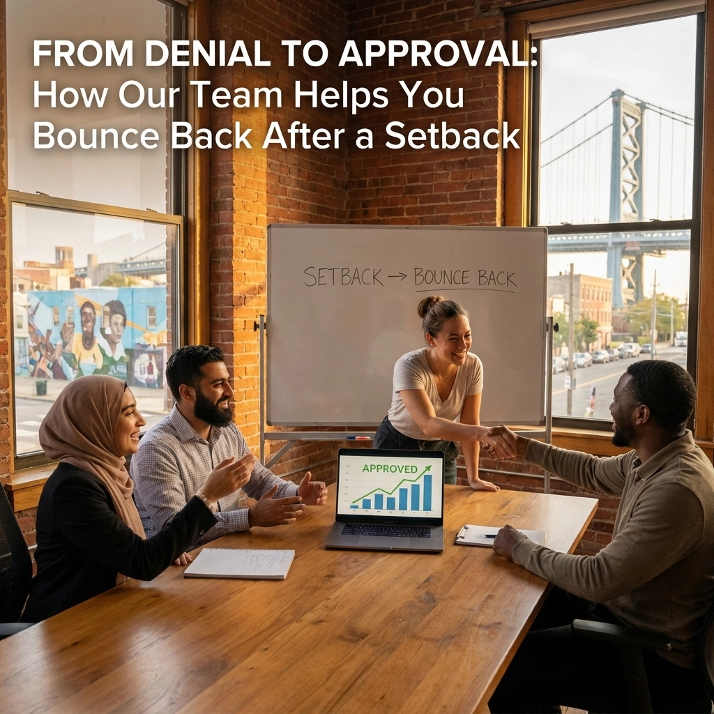 From Denial to Approval: How Our Team Helps You Bounce Back After a Setback
