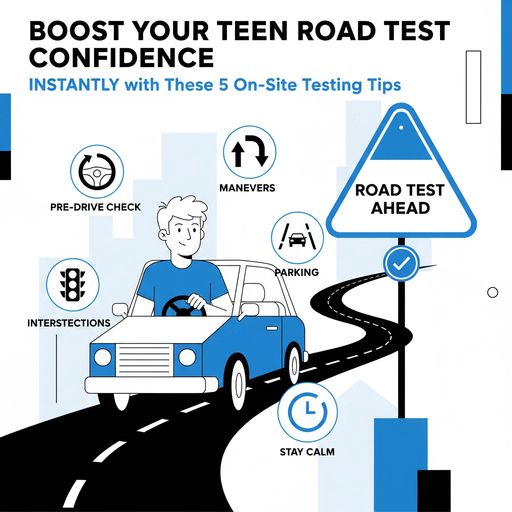Boost Your Teen Road Test Confidence Instantly with These 5 On-Site Testing Tips