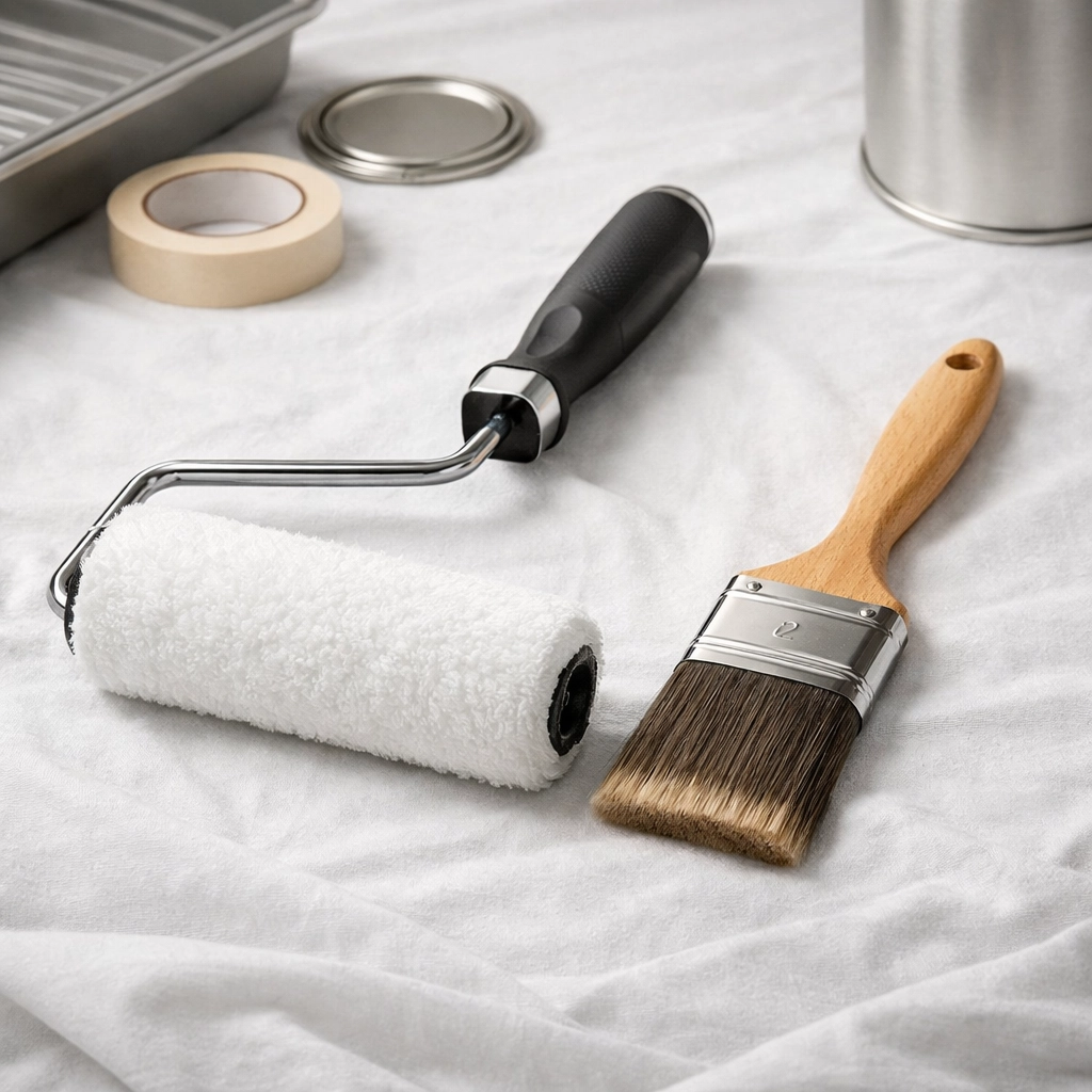 High-quality professional painting equipment used by Orlando remodeling experts for a flawless finish.