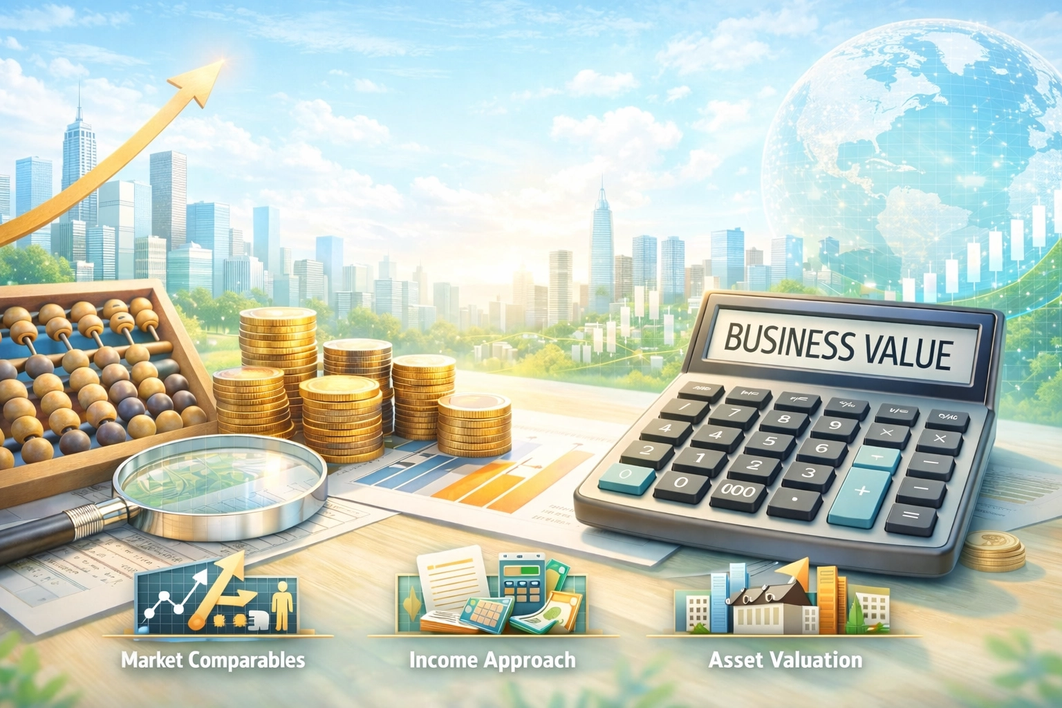 [HERO] How Much Is My Business Worth? Decoding the 3 Main Valuation Methods for 2026