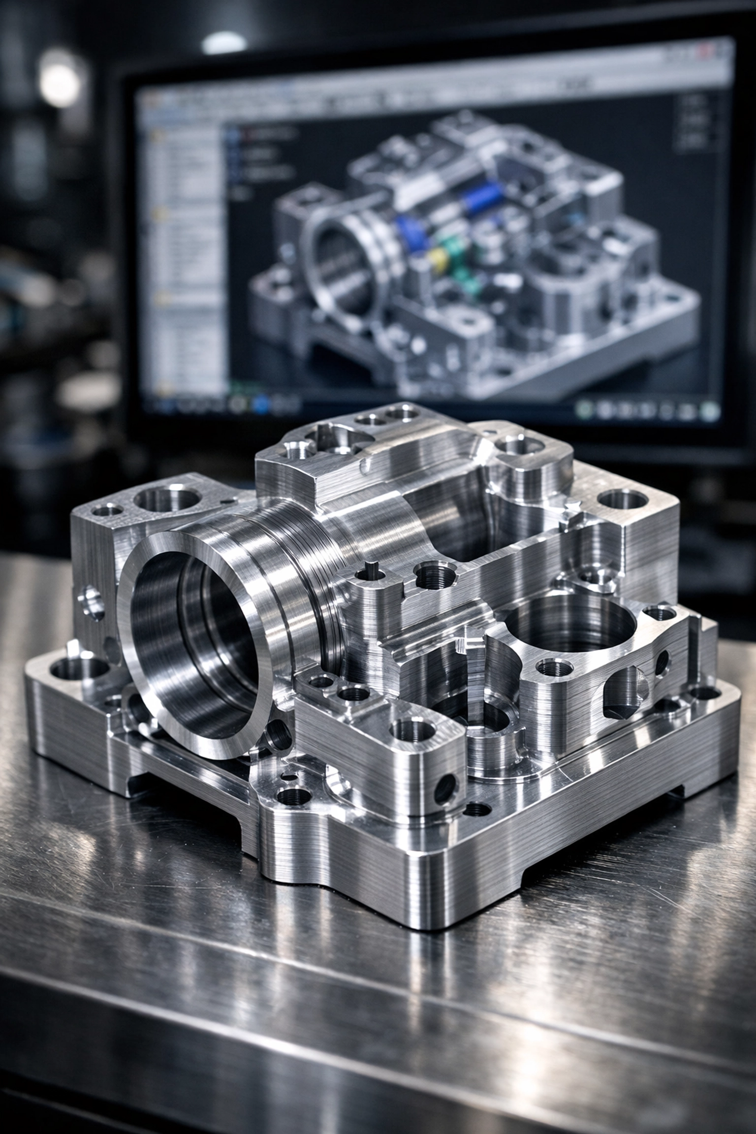 High-precision aerospace parts and CAD designs protected by Connecticut business insurance.