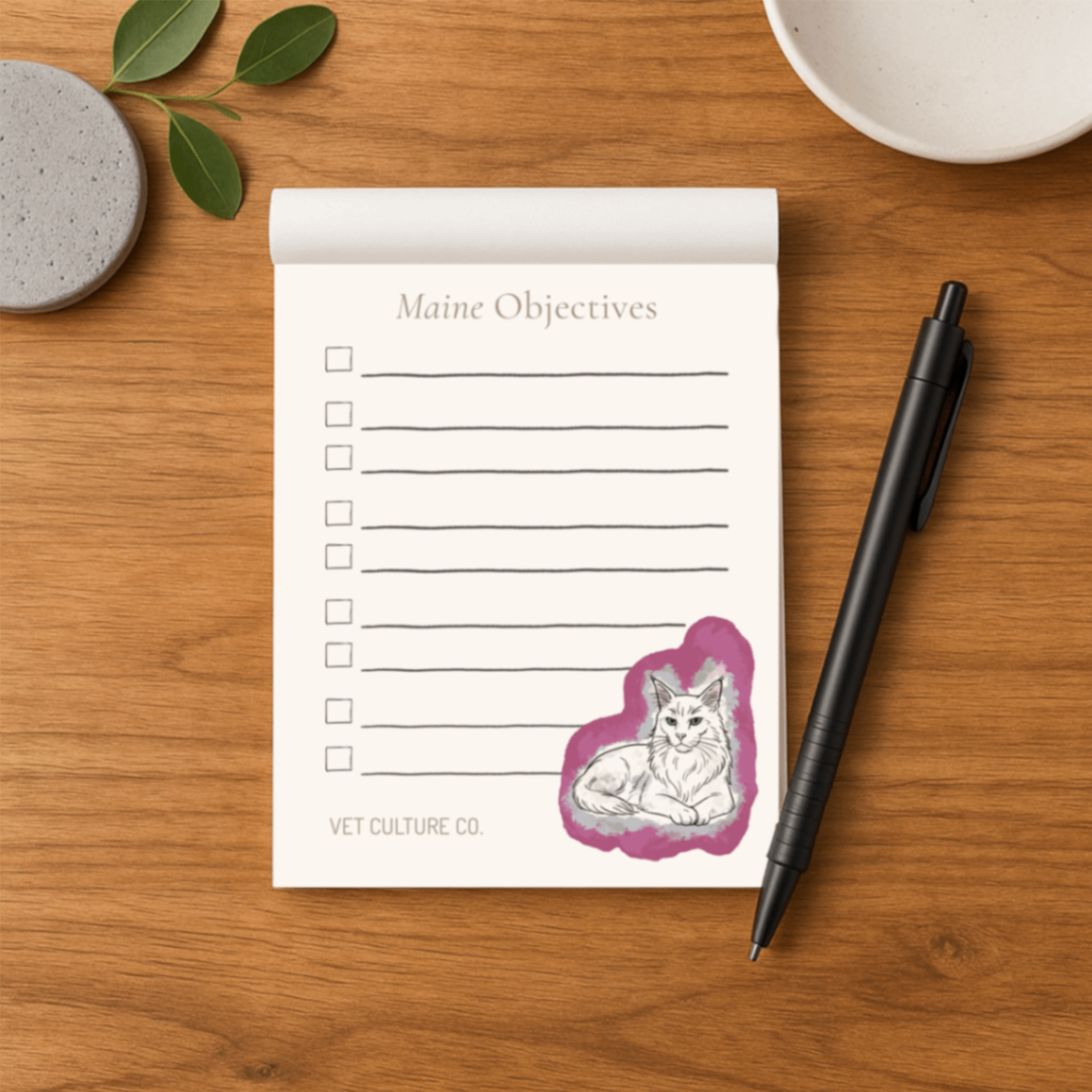 Maine Objectives Notepad