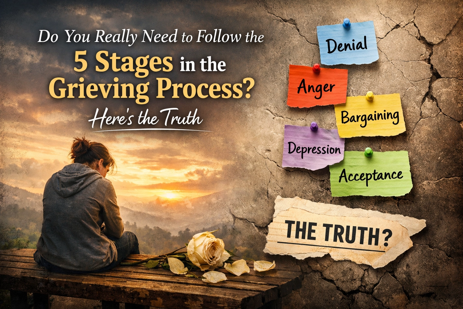 [HERO] Do You Really Need to Follow the 5 Stages in the Grieving Process? Here’s the Truth