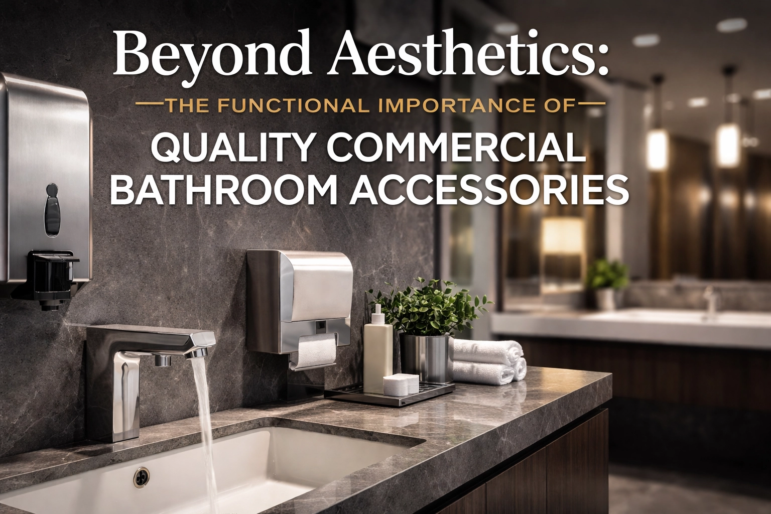 [HERO] Beyond Aesthetics: The Functional Importance of Quality Commercial Bathroom Accessories
