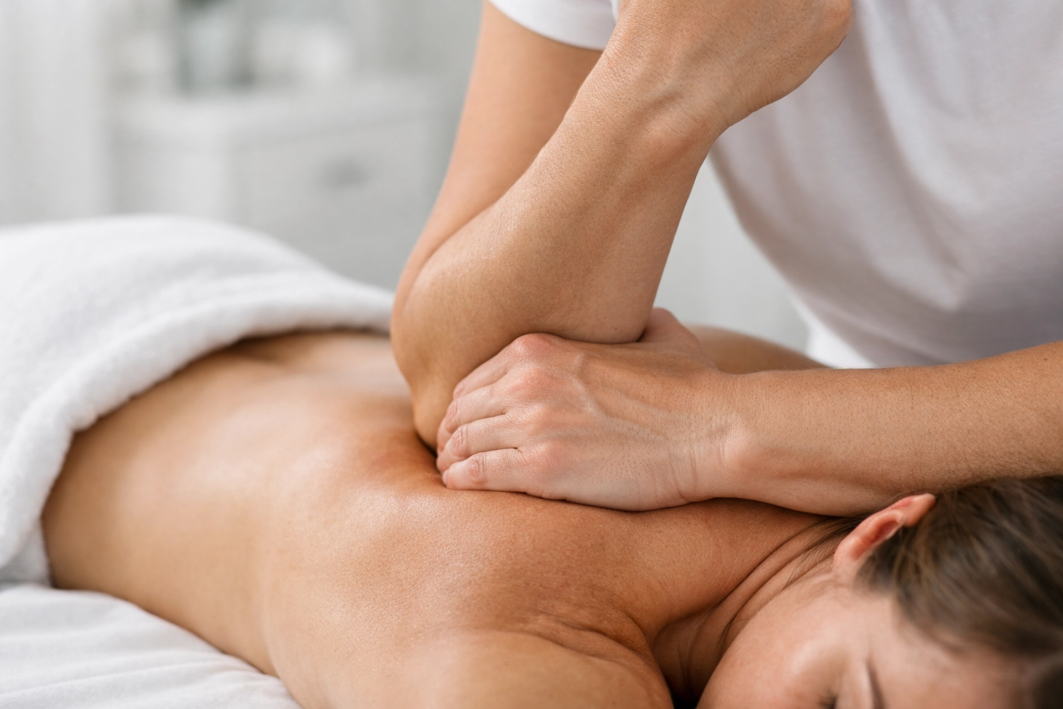 Targeted clinical massage technique for pain relief and trigger point release