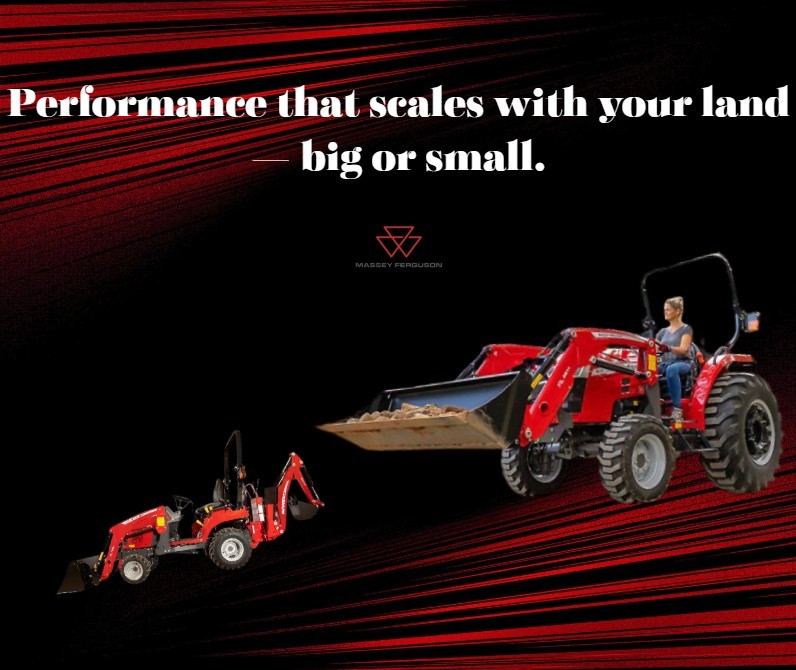 Massey Ferguson Tractor with Front Loader