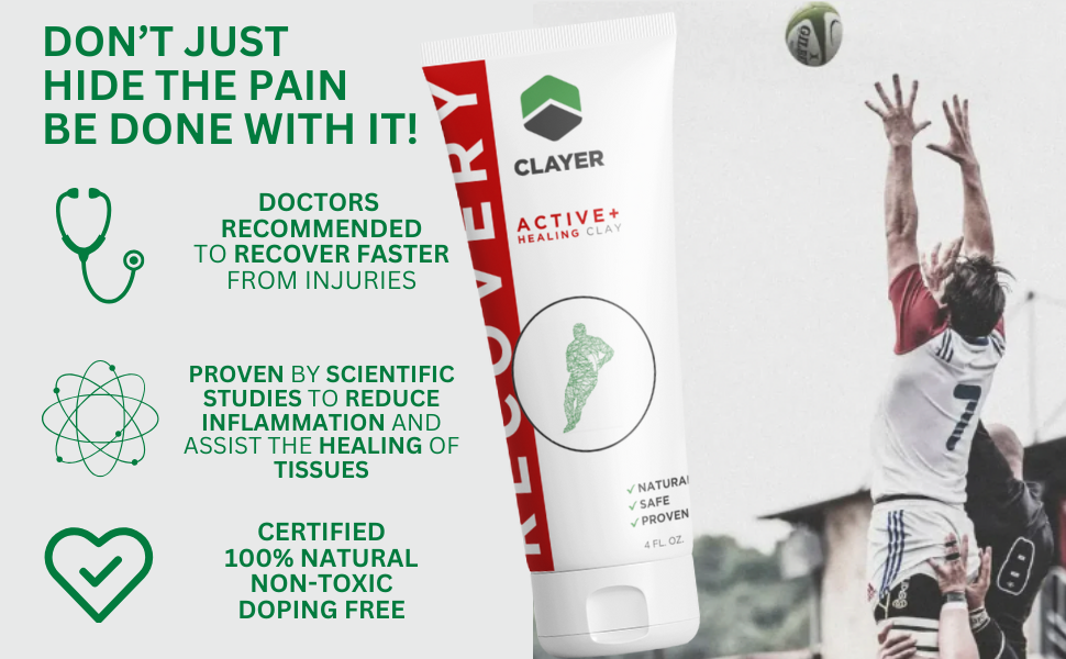CLAYER Active+ Healing Clay