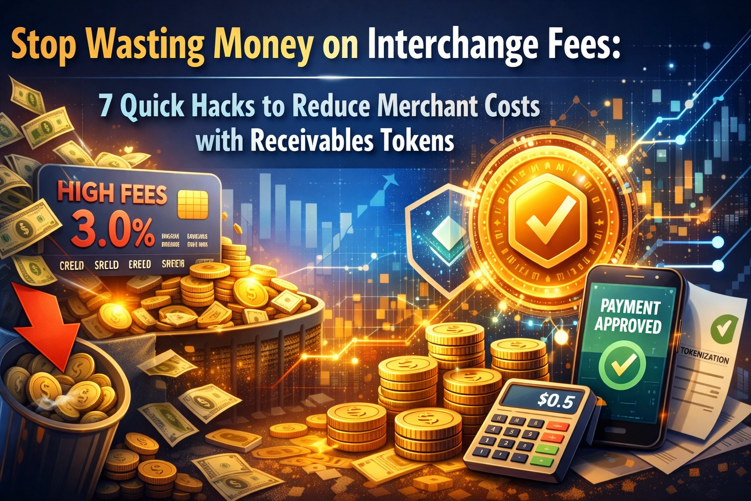 [HERO] Stop Wasting Money on Interchange Fees: 7 Quick Hacks to Reduce Merchant Costs with Receivables Tokens