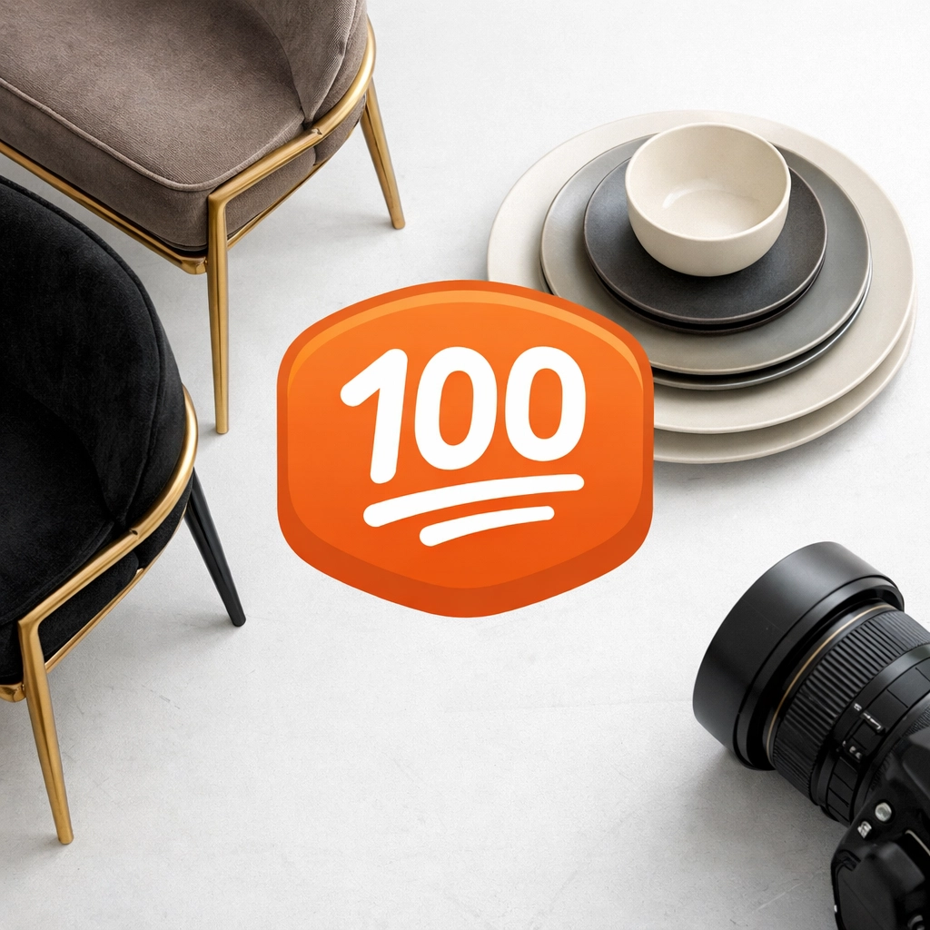 White-glove onboarding with pro photos for Founding 100 listers: chairs and plates ready to rent