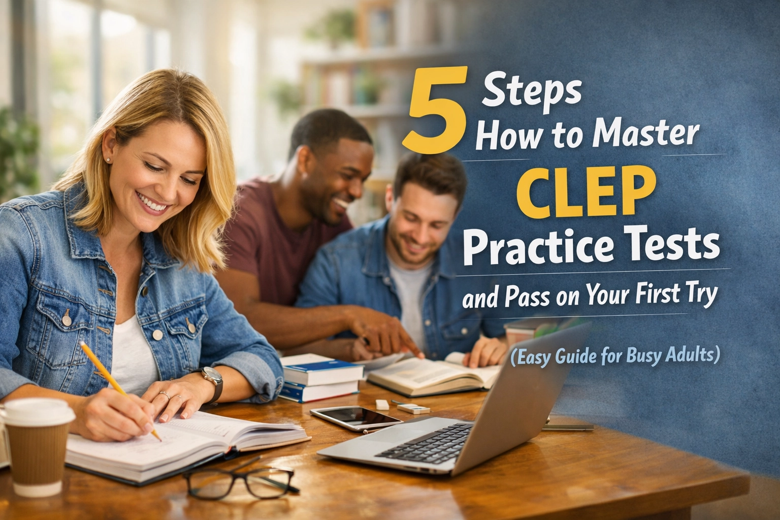 [HERO] 5 Steps How to Master CLEP Practice Tests and Pass on Your First Try (Easy Guide for Busy Adults)