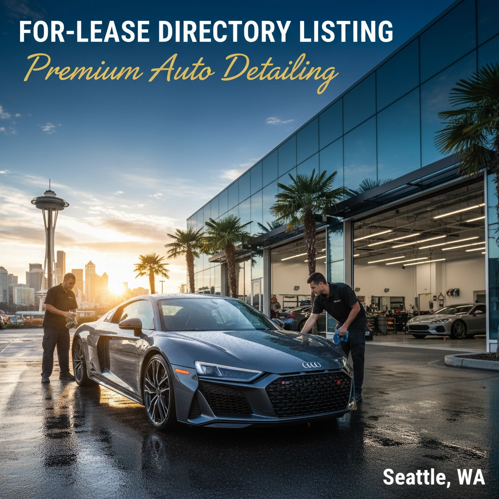 FOR-LEASE DIRECTORY LISTING – Premium Auto Detailing – Seattle, WA