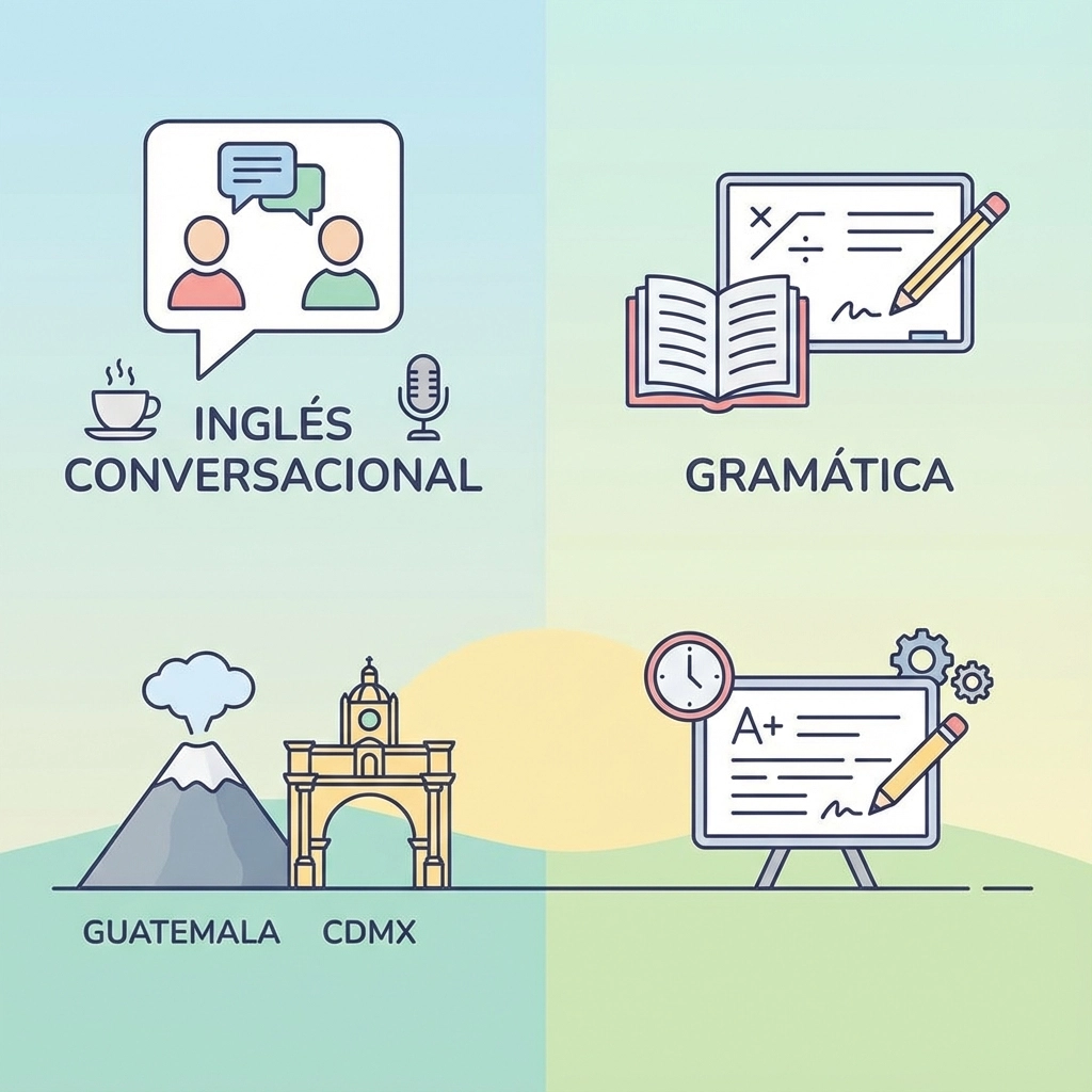 Inglés Conversacional Versus Gramática: ¿Cuál Es Más Importante Para Aprender Rápido en Guatemala y CDMX?
