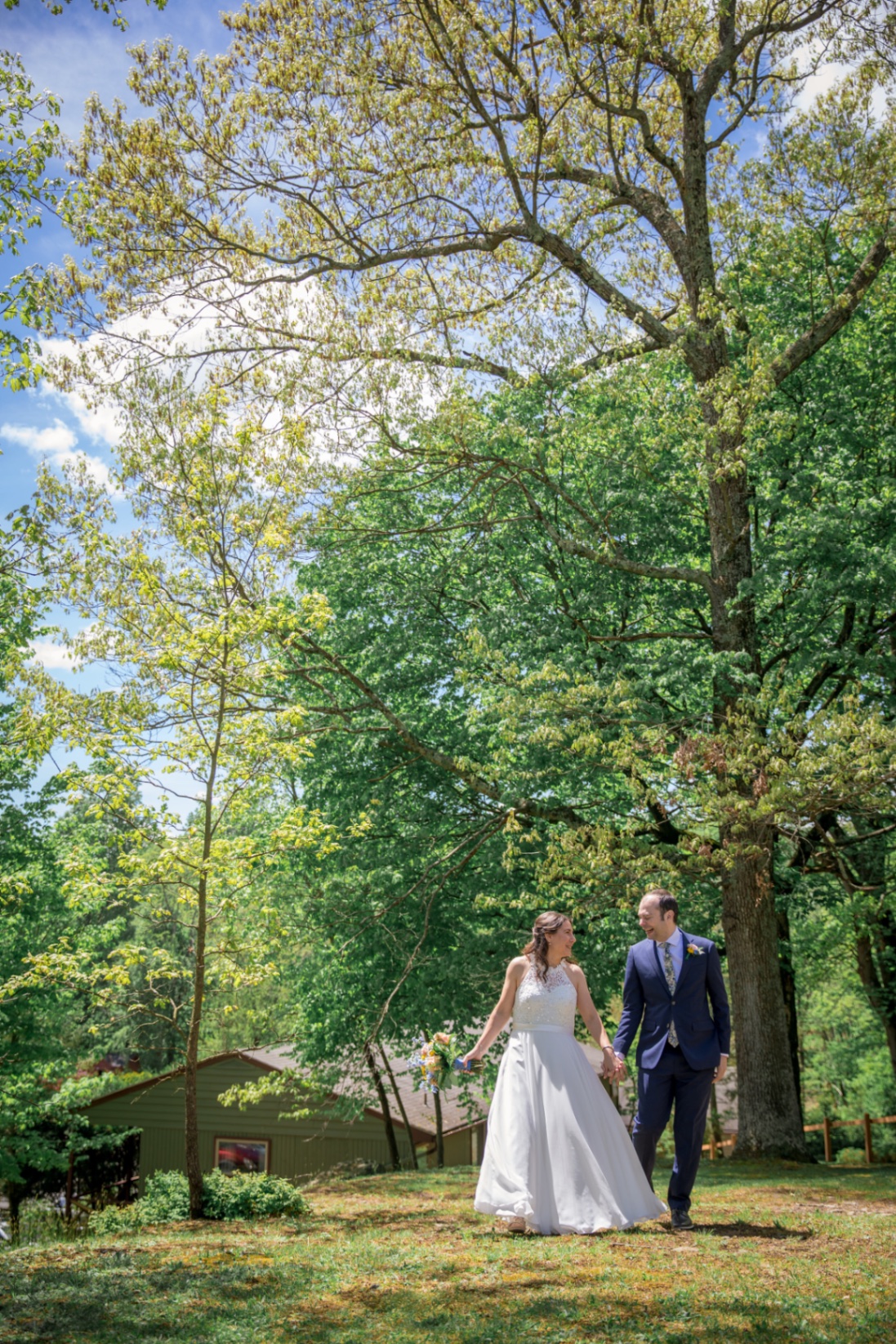 romantic close-up portrait in natural light