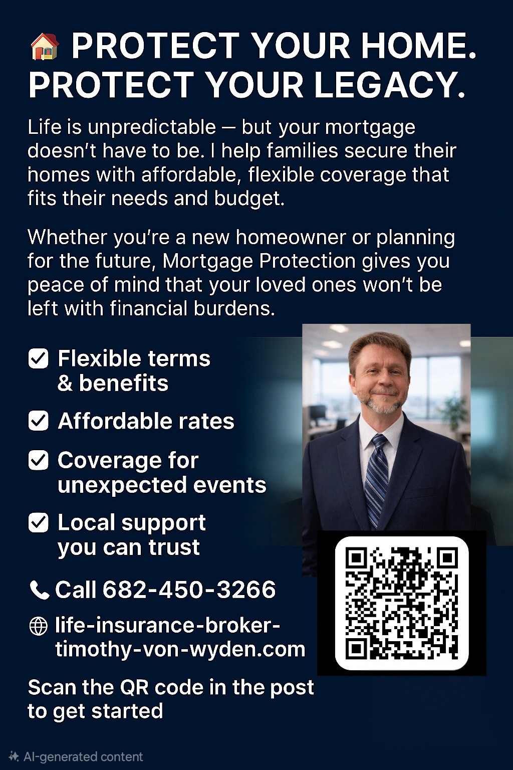 Mortgage Protection Insurance Promotional Graphic