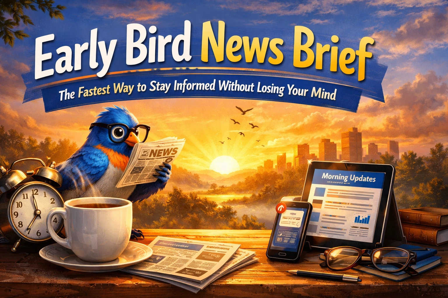 [HERO] Early Bird News Brief: The Fastest Way to Stay Informed Without Losing Your Mind