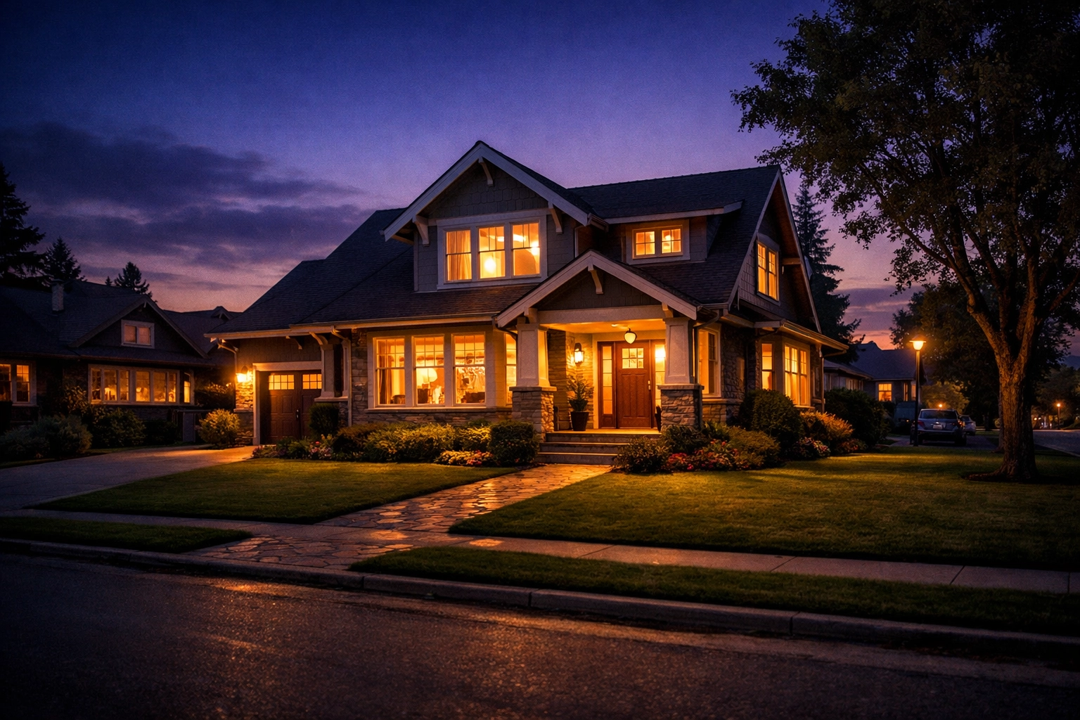 A peaceful family home representing stability and the protection of assets through compassionate legal services.