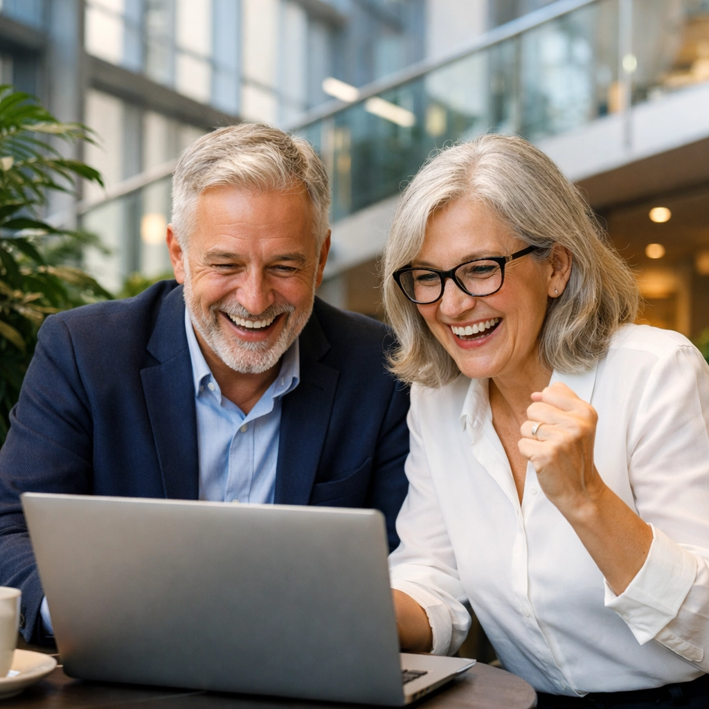 IT professionals celebrating successful innovation driven by ServiceNow Agentic AI implementation services.