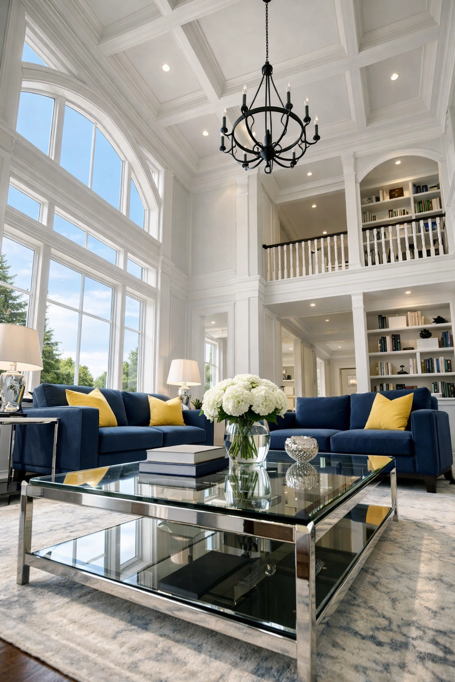 Spotless luxury home interior in Massachusetts showcasing the results of professional cleaners MA and deep cleaning.
