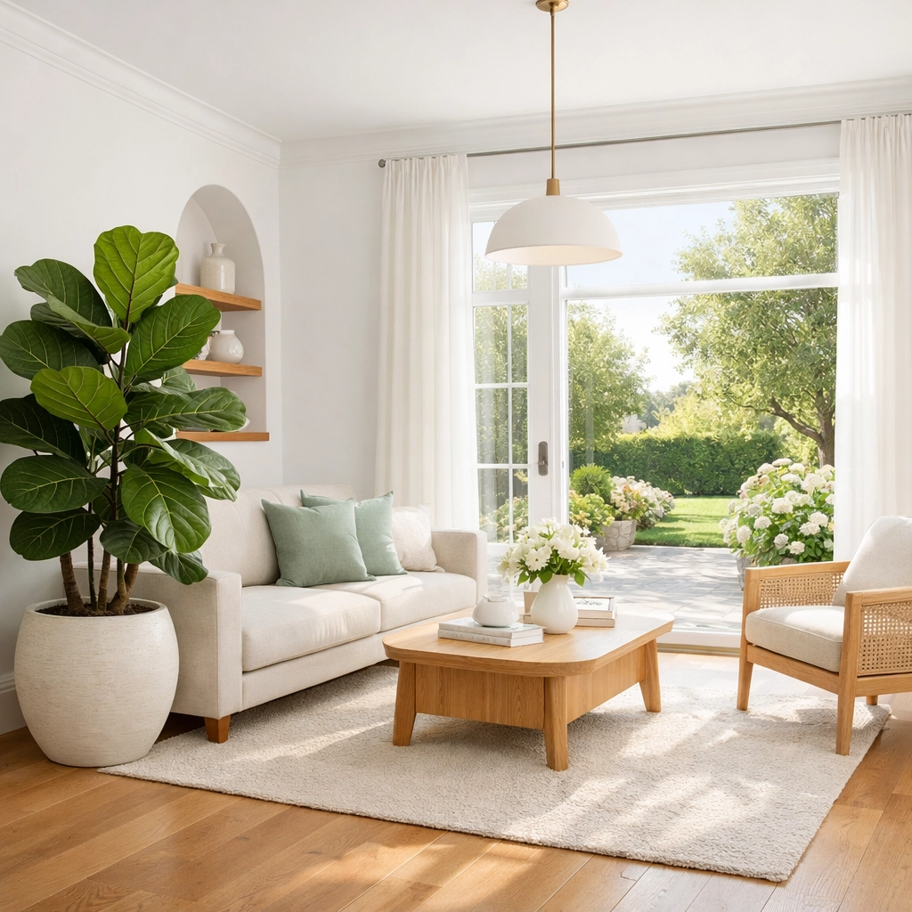 Bright, modern living room illustrating the Decent Homes Standard for UK rental properties.