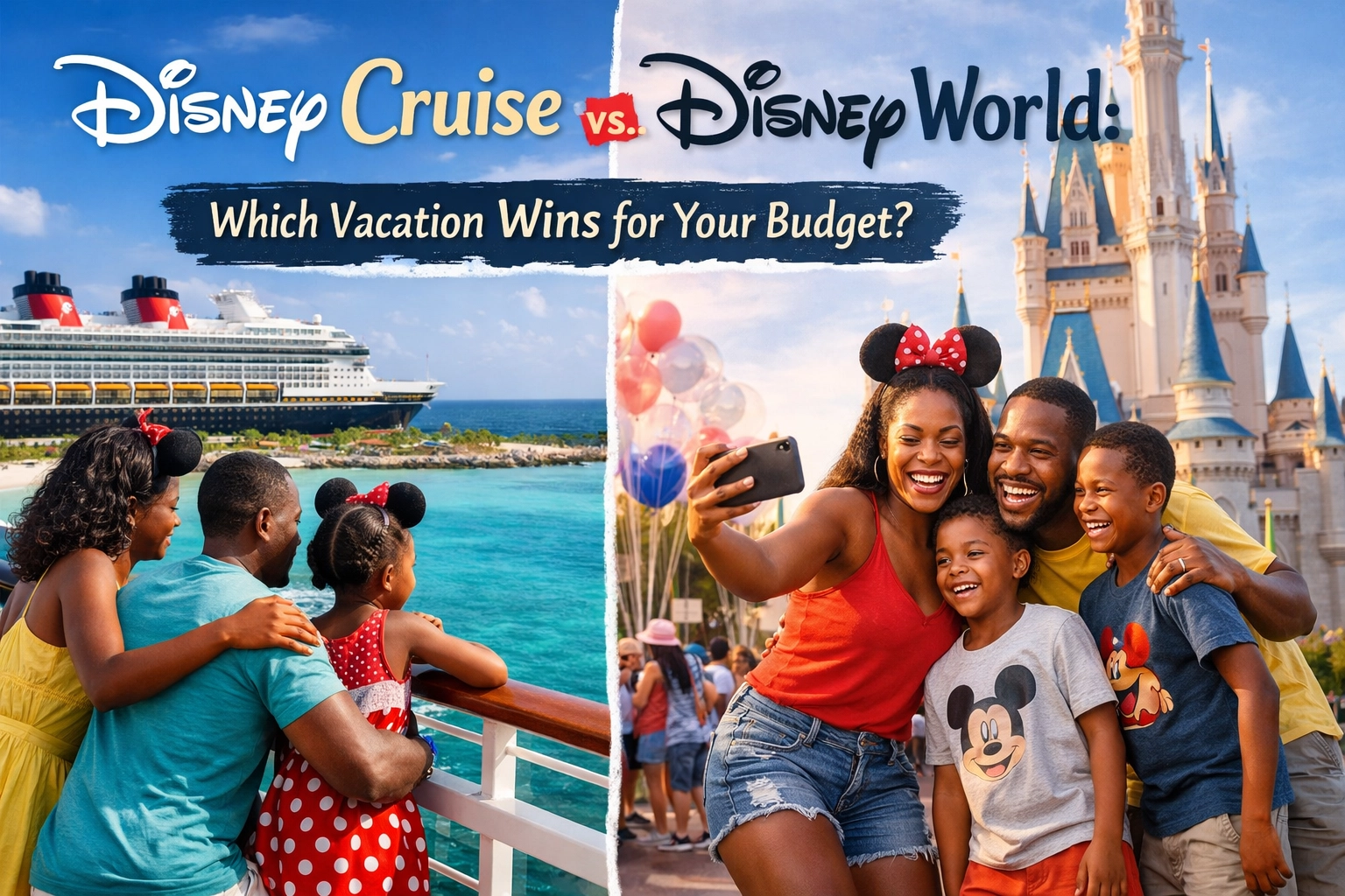 [HERO] Disney Cruise vs. Disney World: Which Vacation Wins for Your Budget?