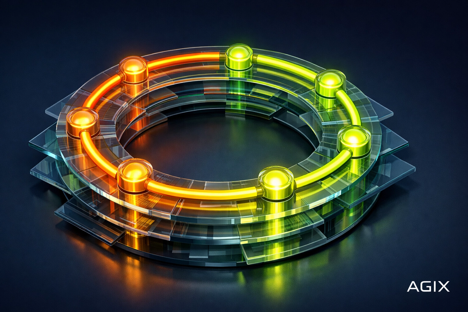 Autonomous reasoning loop architecture illustrating iterative logic and AI systems engineering.