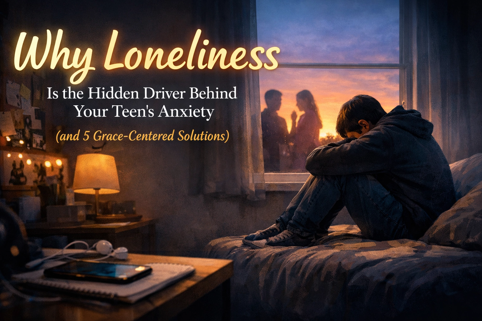 [HERO] Why Loneliness Is the Hidden Driver Behind Your Teen’s Anxiety (and 5 Grace-Centered Solutions)