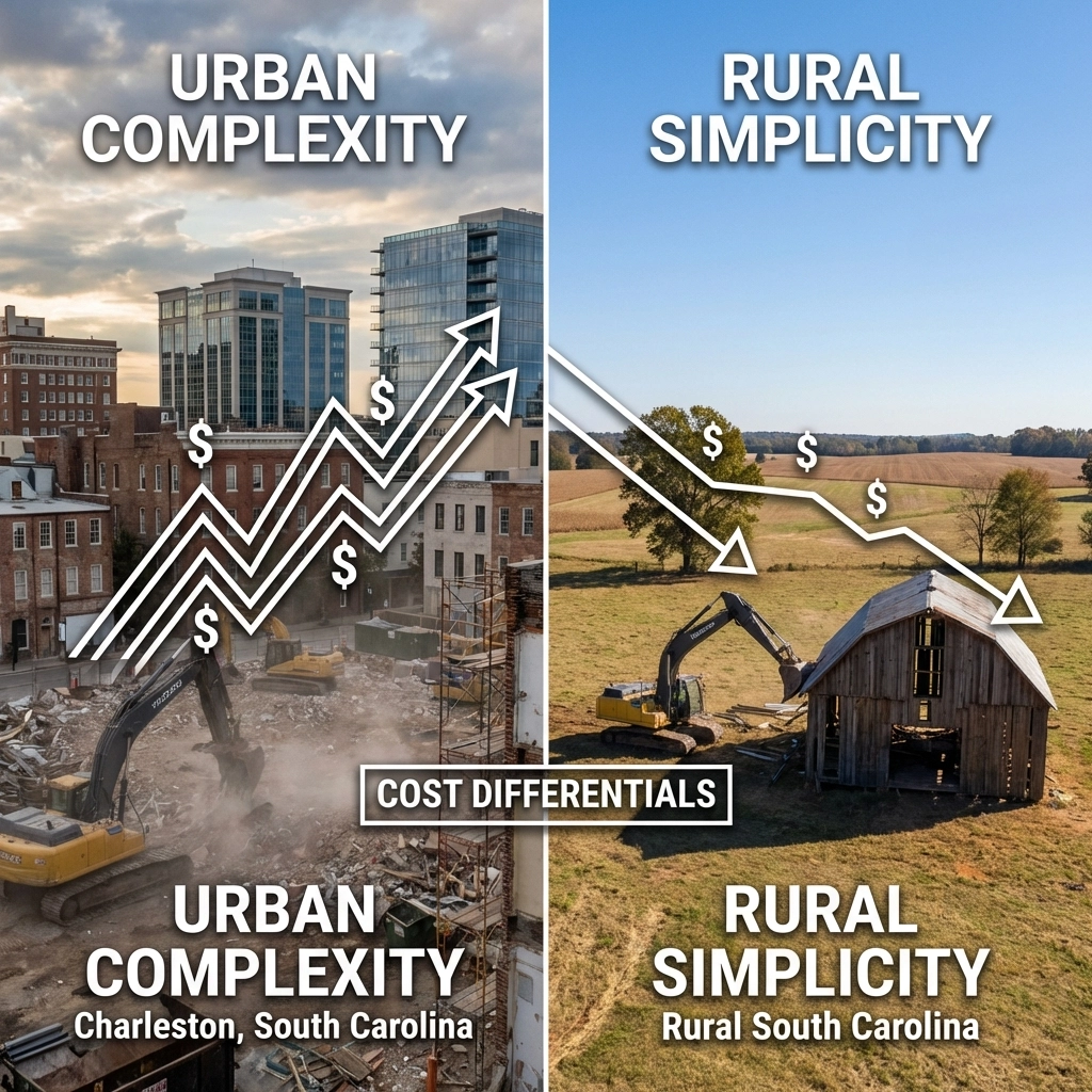 demolition cost for house in sc