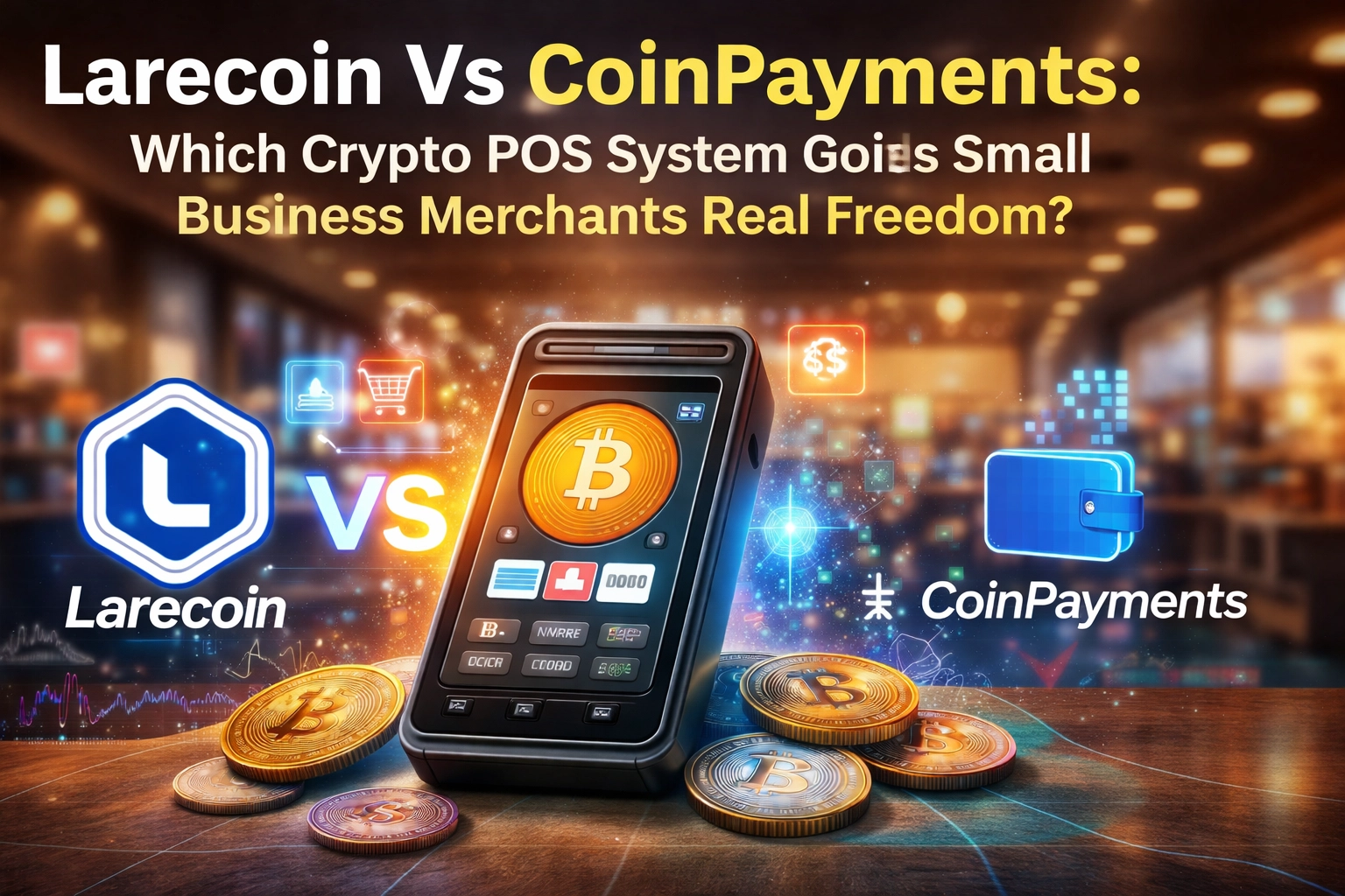 [HERO] Larecoin Vs CoinPayments: Which Crypto POS System Gives Small Business Merchants Real Freedom?