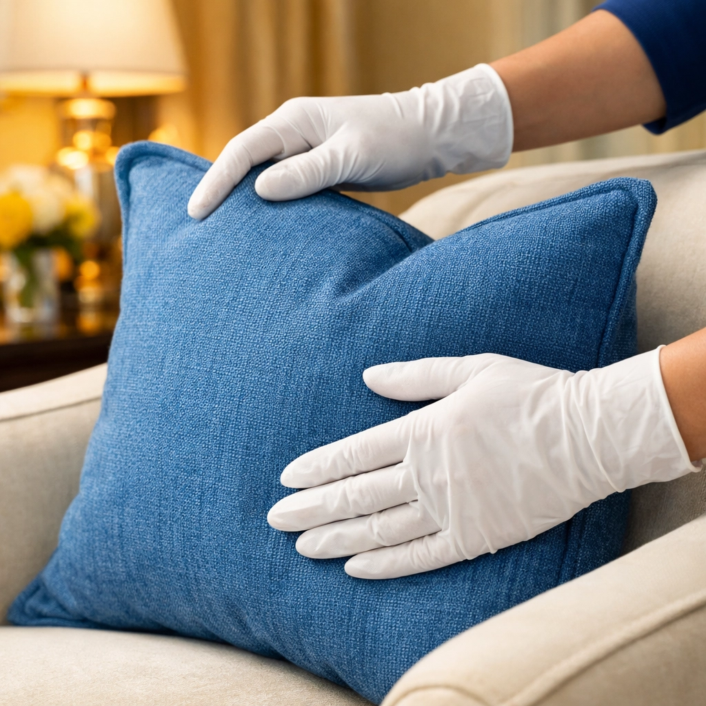 Professional staff performing detail-oriented House Cleaning Shirley MA in a luxury home.